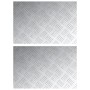 Placas de aluminio con relieve  2 pcs Antideslizantes 60x40 cm | Foro24.es | Tu tienda online para hogar, jardín y más Foro24.es