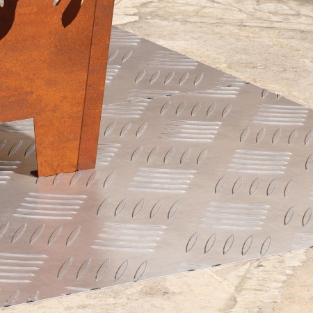 Placas de Aluminio Antideslizantes 2 unidades 80x40 cm | Foro24.es | Tu tienda online para hogar, jardín y más Foro24.es