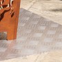 Placas de Aluminio con Diseño de Cuadrícula, 2 pcs, Antideslizantes, 100x40 cm | Foro24.es | Tu tienda online para hogar, jardín y más Foro24.es
