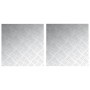 Placas de aluminio con diseño de rombos de  2 pcs Antideslizante 50x50 cm | Foro24.es | Tu tienda online para hogar, jardín y más Foro24.es