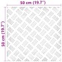 Placas de Aluminio con Puntos 4 pcs Antideslizante 50x50 cm | Foro24.es | Tu tienda online para hogar, jardín y más Foro24.es