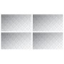 4 Placas de Aluminio Antideslizantes con Diseño de Checker 90x50 cm | Foro24.es | Tu tienda online para hogar, jardín y más Foro24.es