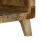 Mesa de Café 50x50x35 cm Madera de Mango Rugosa Sólida | Foro24.es | Tu tienda online para hogar, jardín y más Foro24.es