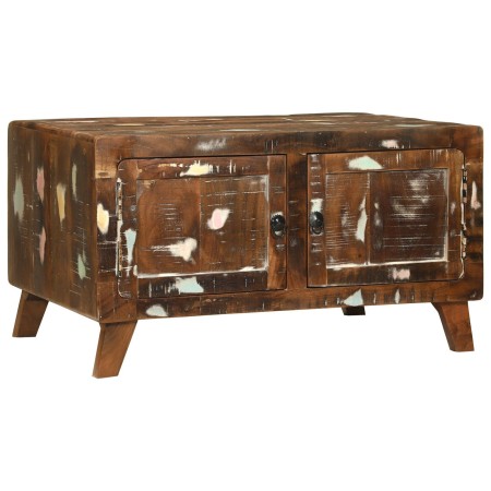 Mesa de Café Multicolor 80x54x45 cm Madera Maciza Recuperada | Foro24.es | Tu tienda online para hogar, jardín y más Foro24.es
