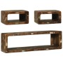 Set de Muebles de TV de 3 Piezas Multicolor de Madera Sólida Reciclada | Foro24.es | Tu tienda online para hogar, jardín y más Foro24.es