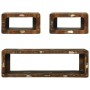 Set de Muebles de TV de 3 Piezas Multicolor de Madera Sólida Reciclada | Foro24.es | Tu tienda online para hogar, jardín y más Foro24.es