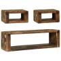 Set de Muebles de TV de 3 Piezas Multicolor de Madera Sólida Reciclada | Foro24.es | Tu tienda online para hogar, jardín y más Foro24.es