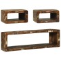 Set de Muebles de TV de 3 Piezas Multicolor de Madera Sólida Reciclada | Foro24.es | Tu tienda online para hogar, jardín y más Foro24.es