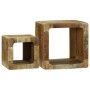 Unidad de TV 36x36x30 cm de Madera Sólida de Mango | Foro24.es | Tu tienda online para hogar, jardín y más Foro24.es