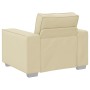 Sillón de Cuero Sintético color Crema de 59 cm by , Sofas - Ref: Foro24-4105040, Price: 166,35 €, Discount: %