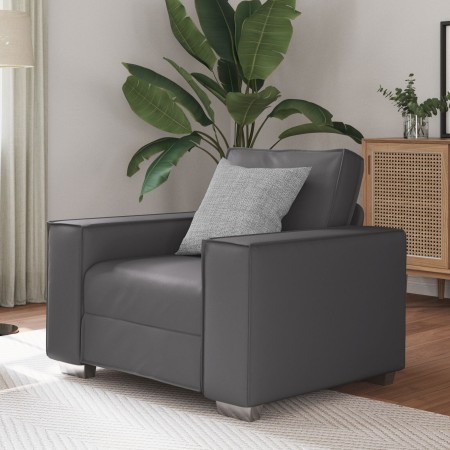 Sillón  Gris de 59 cm en Cuero Sintético | Foro24.es | Tu tienda online para hogar, jardín y más Foro24.es