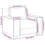 Sillón de Cuero Sintético Negro  - 59 cm | Foro24.es | Tu tienda online para hogar, jardín y más Foro24.es