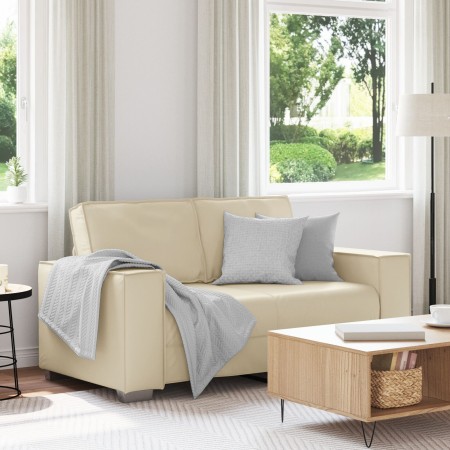 Sofá loveseat Crema 120 cm de Cuero Sintético by , Sofas - Ref: Foro24-4105046, Price: 222,75 €, Discount: %