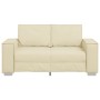 Sofá loveseat Crema 120 cm de Cuero Sintético by , Sofas - Ref: Foro24-4105046, Price: 222,75 €, Discount: %