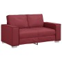 Sofá Loveseat  Rojo Vino 120 cm de Piel Sintética | Foro24.es | Tu tienda online para hogar, jardín y más Foro24.es