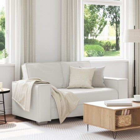 Sofá Loveseat blanco de  120 cm en cuero sintético | Foro24.es | Tu tienda online para hogar, jardín y más Foro24.es