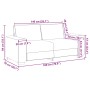 Sofá Loveseat  Crema 140 cm de Cuero Sintético | Foro24.es | Tu tienda online para hogar, jardín y más Foro24.es