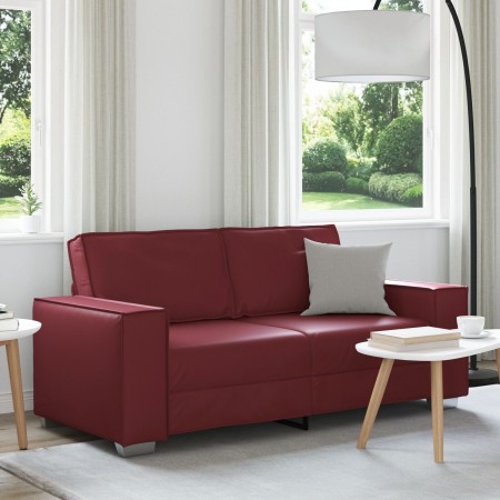 Sofá Loveseat  Rojo Vino de 140 cm de Cuero Sintético | Foro24.es | Tu tienda online para hogar, jardín y más Foro24.es