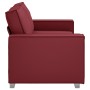 Sofá Loveseat  Rojo Vino de 140 cm de Cuero Sintético | Foro24.es | Tu tienda online para hogar, jardín y más Foro24.es