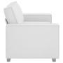 Sofá Loveseat Blanco 140 cm de poliéster by , Sofas - Ref: Foro24-4105057, Price: 233,55 €, Discount: %