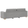 Sofá de 3 plazas Gris Nube 180 cm Tela von , Sofas - Ref: Foro24-4105096, Preis: 267,14 €, Rabatt: %