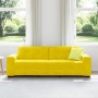 Sofá de 3 Plazas Amarillo 180 cm Terciopelo | Foro24.es | Tu tienda online para hogar, jardín y más Foro24.es