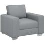 Sillón Gris Claro 59 cm Tela de , Sofás - Ref: Foro24-4105207, Precio: 170,46 €
