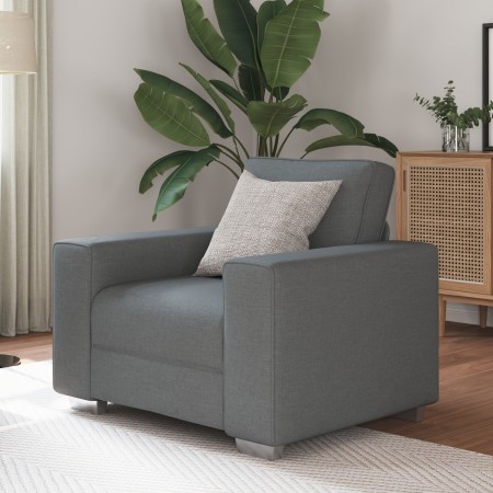 Sillón Gris Oscuro 59 cm Tela by , Sofas - Ref: Foro24-4105208, Price: 170,56 €, Discount: %