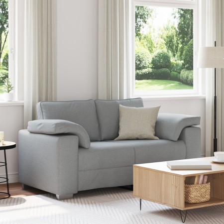 Sofá Loveseat  Gris Claro 120 cm Tela | Foro24.es | Tu tienda online para hogar, jardín y más Foro24.es