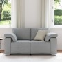 Sofá Loveseat  Gris Claro 120 cm Tela | Foro24.es | Tu tienda online para hogar, jardín y más Foro24.es