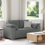 Sofá Loveseat Gris Oscuro 120 cm Tela by , Sofas - Ref: Foro24-4105218, Price: 225,23 €, Discount: %