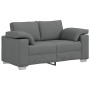 Sofá Loveseat Gris Oscuro 120 cm Tela by , Sofas - Ref: Foro24-4105218, Price: 225,23 €, Discount: %