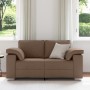 Sofá Loveseat  Marrón 120 cm Tela | Foro24.es | Tu tienda online para hogar, jardín y más Foro24.es