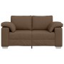 Sofá Loveseat  Marrón 120 cm Tela | Foro24.es | Tu tienda online para hogar, jardín y más Foro24.es