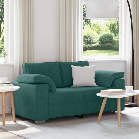 Sofá loveseat  Verde Oscuro 120 cm Tela | Foro24.es | Tu tienda online para hogar, jardín y más Foro24.es