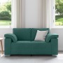 Sofá loveseat  Verde Oscuro 120 cm Tela | Foro24.es | Tu tienda online para hogar, jardín y más Foro24.es