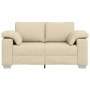 Sofá Loveseat  Crema 120 cm Tela | Foro24.es | Tu tienda online para hogar, jardín y más Foro24.es