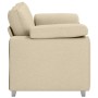 Sofá Loveseat  Crema 120 cm Tela | Foro24.es | Tu tienda online para hogar, jardín y más Foro24.es