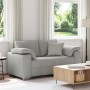 Sofá Loveseat  Gris Nube 120 cm Tela | Foro24.es | Tu tienda online para hogar, jardín y más Foro24.es