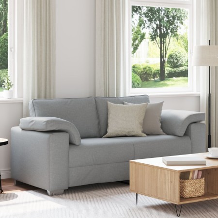 Sofá Loveseat Gris Claro 140 cm Tela von , Sofas - Ref: Foro24-4105227, Preis: 231,87 €, Rabatt: %