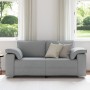 Sofá Loveseat Gris Claro 140 cm Tela von , Sofas - Ref: Foro24-4105227, Preis: 231,87 €, Rabatt: %