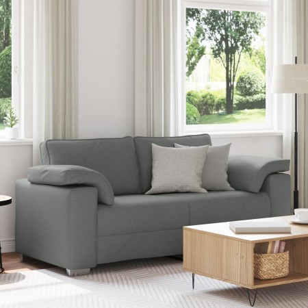 Sofá Love Seat  Gris Oscuro 140 cm Tela | Foro24.es | Tu tienda online para hogar, jardín y más Foro24.es