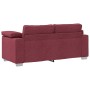 Sofá Loveseat Rojo Vino 140 cm Tela | Foro24.es | Tu tienda online para hogar, jardín y más Foro24.es