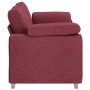 Sofá Loveseat Rojo Vino 140 cm Tela | Foro24.es | Tu tienda online para hogar, jardín y más Foro24.es