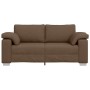 Sofá Loveseat Marrón 140 cm Tejido by , Sofas - Ref: Foro24-4105231, Price: 231,87 €, Discount: %