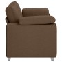 Sofá Loveseat Marrón 140 cm Tejido by , Sofas - Ref: Foro24-4105231, Price: 231,87 €, Discount: %