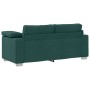 Sofá Loveseat Verde Oscuro 140 cm Tela | Foro24.es | Tu tienda online para hogar, jardín y más Foro24.es