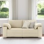 Sofá Loveseat Crema 140 cm Tela by , Sofas - Ref: Foro24-4105234, Price: 231,87 €, Discount: %