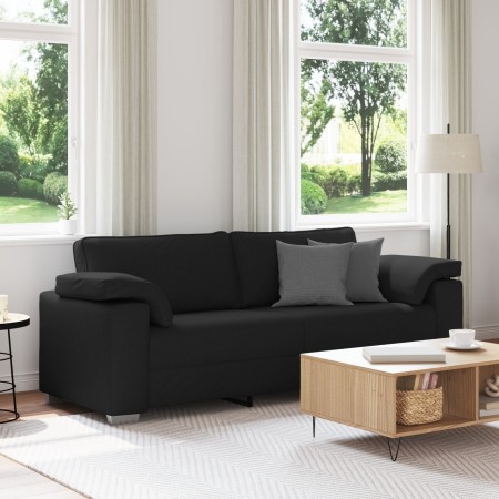 Sofá Negro Metal 219 x 77 x 82 cm Sofá de Exterior Rectangular by , Sofas - Ref: Foro24-4105239, Price: 280,13 €, Discount: %