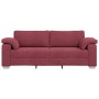 Sofá de 3 plazas Rojo vino 178 cm Tela by , Sofas - Ref: Foro24-4105240, Price: 276,71 €, Discount: %